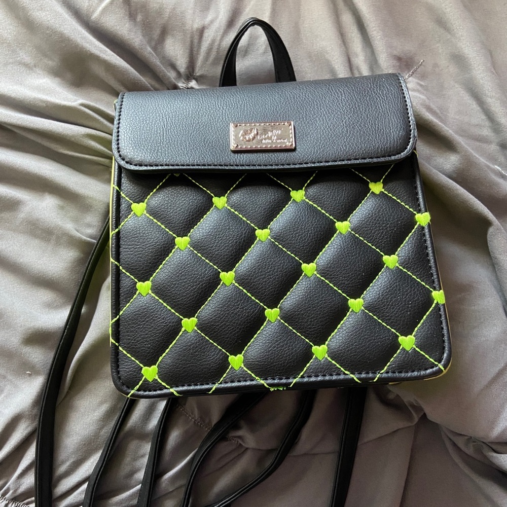 Green & black “Luv Betsey” bag